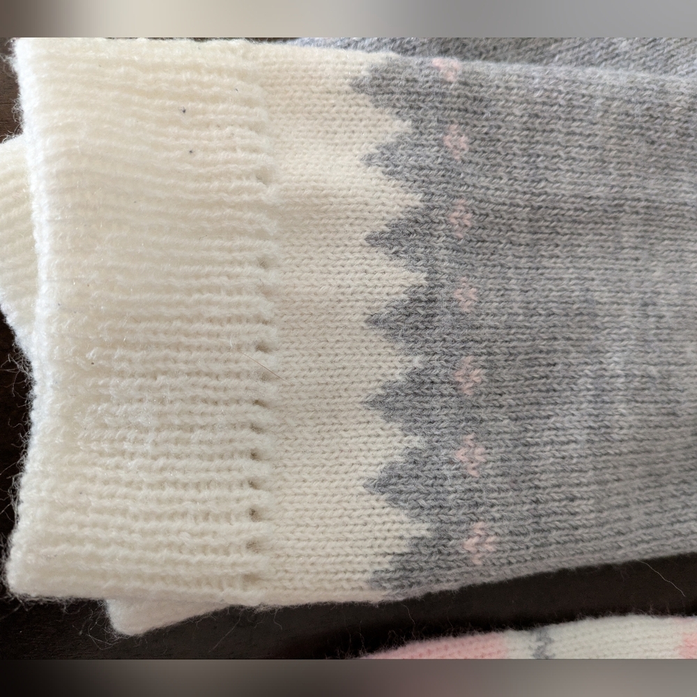 2 Pairs Of Cozy Knit Leg Warmers. - Picture 4 of 6